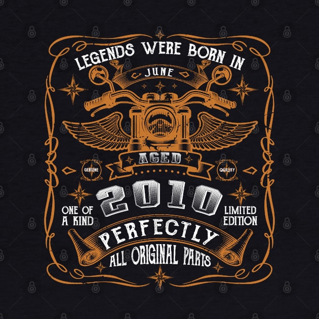 Legends Born In June 2010 13rd Birthday by Cartine